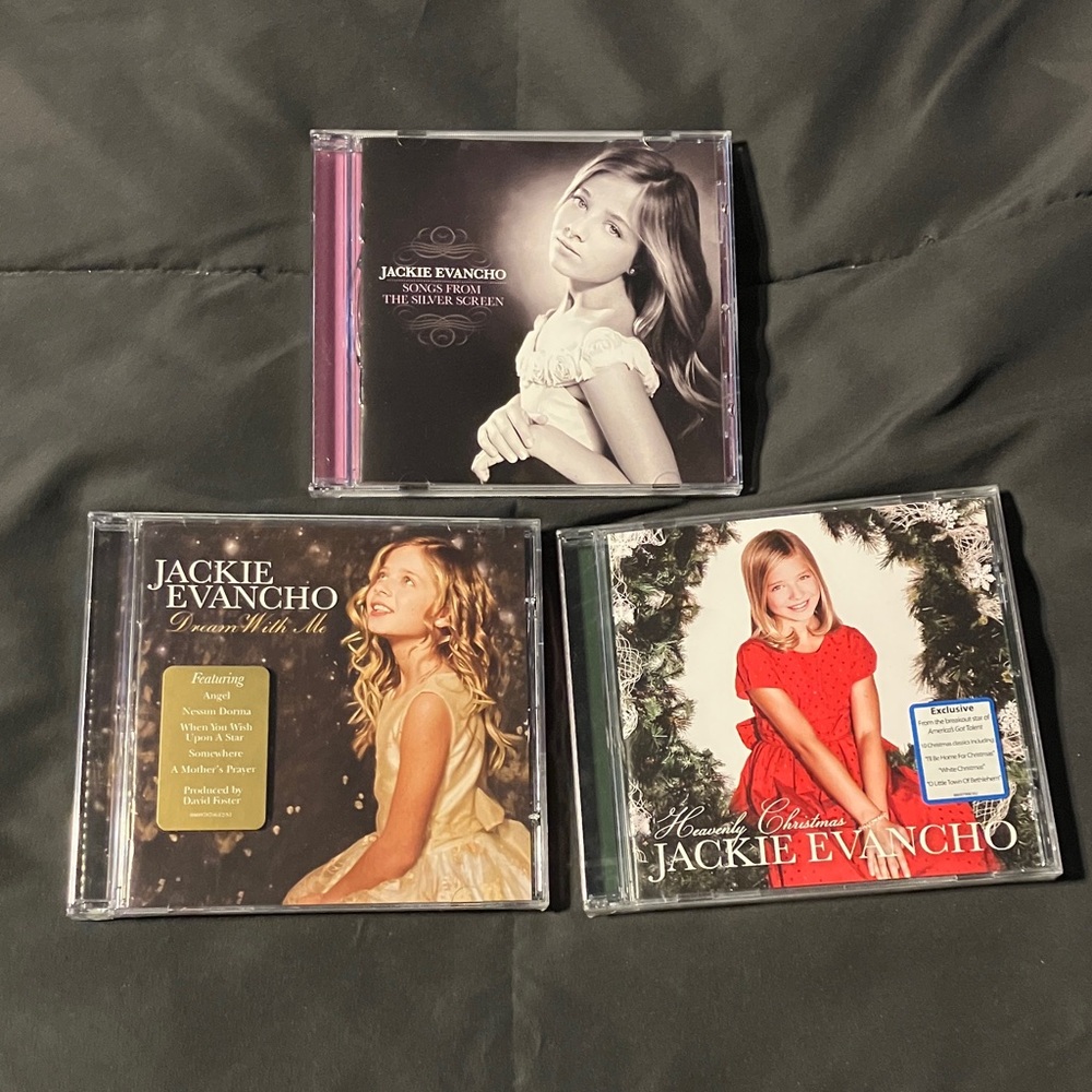 Jackie Evancho CDs (1 Open, 2 Sealed)